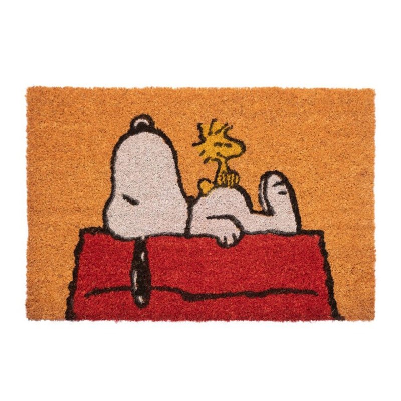 【Snoopy】 Snoopy and muddle collapse guest doormat / Snoopy - พรมปูพื้น - วัสดุอื่นๆ หลากหลายสี