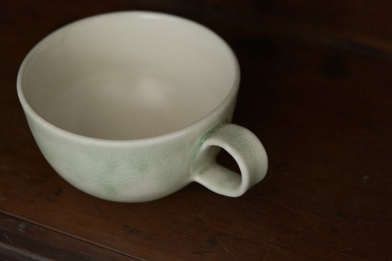 拿鐵杯 | 冰青 - 茶具/茶杯 - 瓷 綠色
