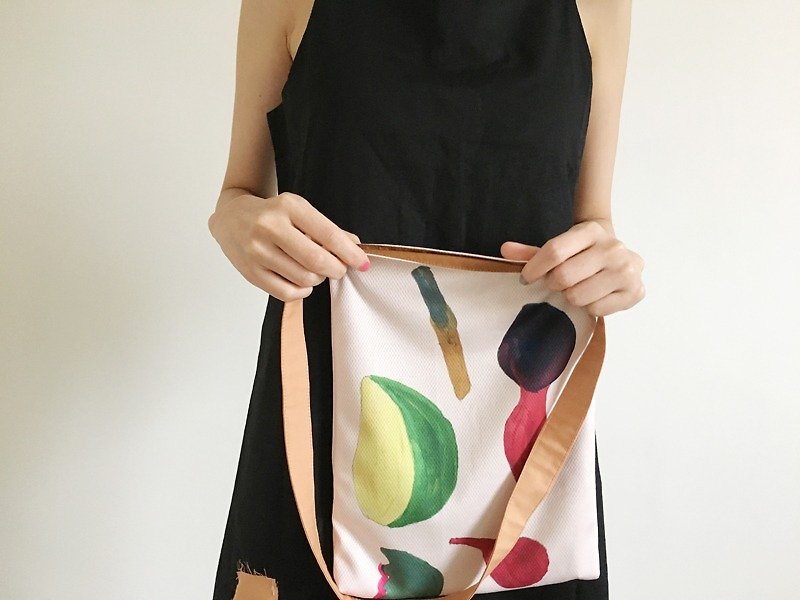 Lullaby Project - Beetroot Beet Root Side Bags - Messenger Bags & Sling Bags - Cotton & Hemp Orange