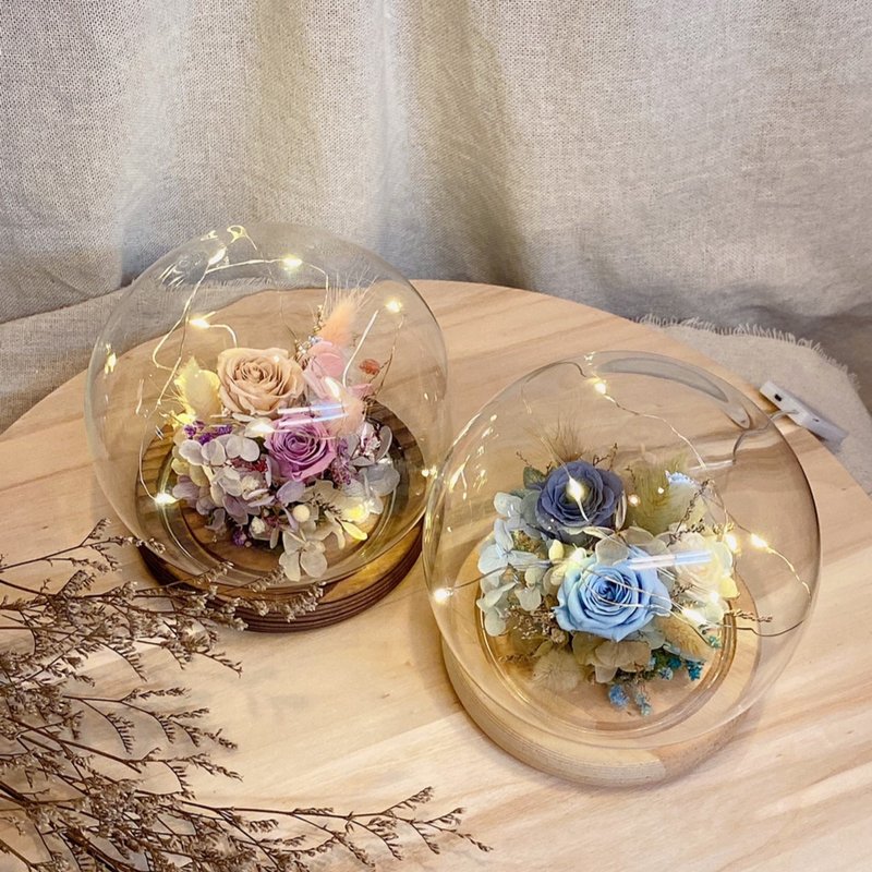 Valentine's Day Gifts/Girlfriend Gifts/Boyfriend Gifts_Glass Flower Cup|Eternal Glass Flower Cup_Asteroid System - Dried Flowers & Bouquets - Plants & Flowers 