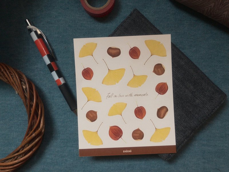 【Chüchü's】Fall in love with moments ステッカー - ステッカー・シール - 紙 多色