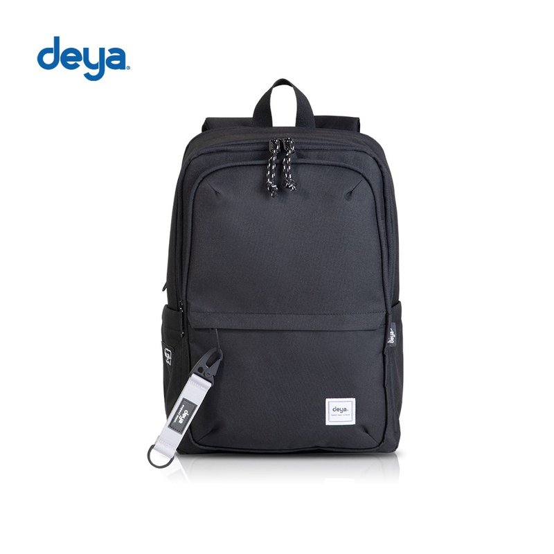 deya Eco Loop 機能後背包-黑色(小)(贈個性飄帶-市價:599) - 背包/後背包/書包 - 聚酯纖維 黑色