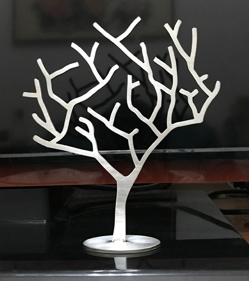 ＊Extremely special ＊ Stainless Steel jewelry tree, metal color, unique craftsmanship, 3mm thickness version, can also be directly decorated in the writer, shelf, home decoration, Christmas gifts, gifts