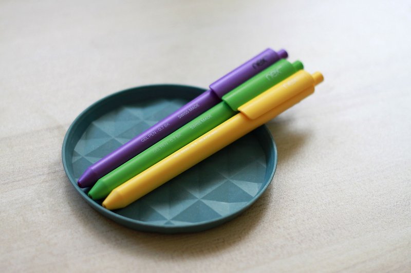 PREMEC Swiss Gum Pen Yellow Green Purple Tricolor Combination - อุปกรณ์เขียนอื่นๆ - พลาสติก สีเหลือง