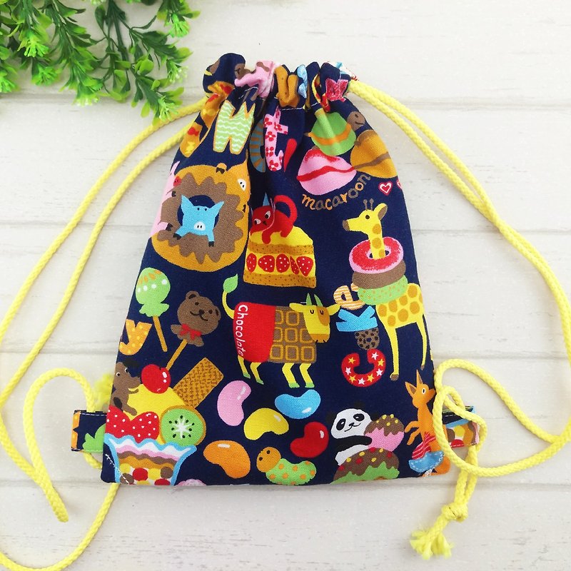 Choose cloth custom | in children beam port backpack (free embroidered name) - Other - Cotton & Hemp Multicolor