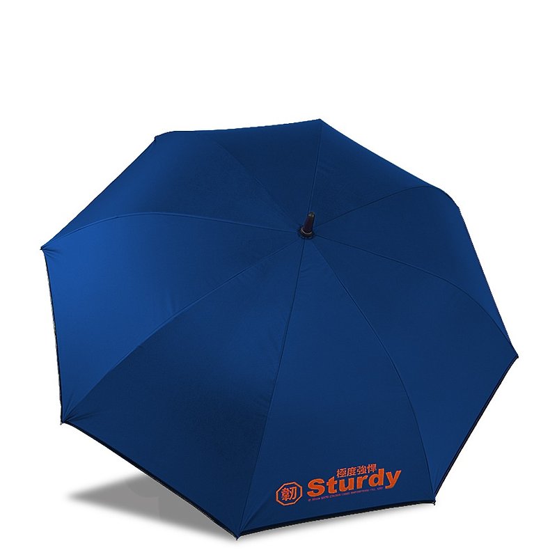 TDN Super Large Umbrella Surface Extremely Powerful Black Plastic Lightning Protection Umbrella Automatic Umbrella Windproof Anti-UV Umbrella (Royal Blue)