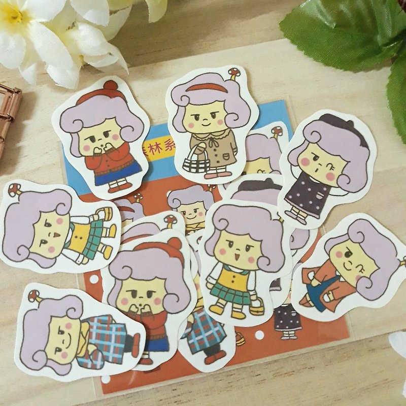 Forest Girl - Stickers - Paper 