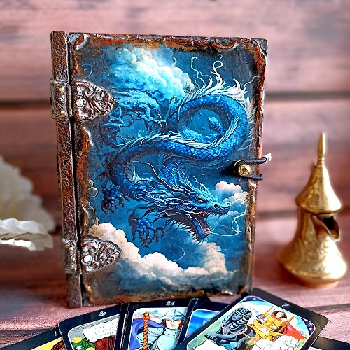 DecoRina Magic bird Box-Book,Box playing cards,tarot box,Peacock Feather, Jewelry box
