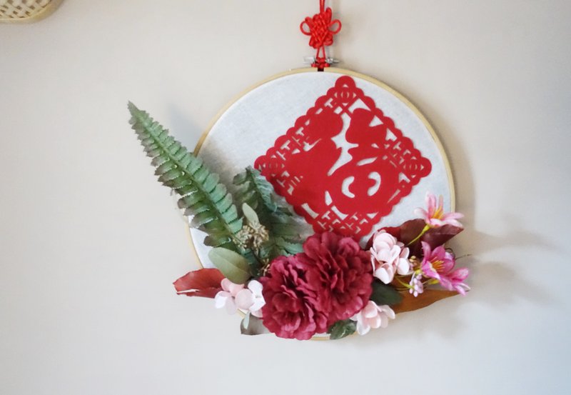 春節の新年を祝う贈り物 27×34cm / 開店祝い - 置物 - その他の素材 レッド