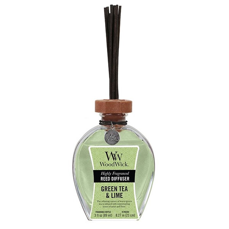 【VIVAWANG] 3オンスリードディフューザーの香り（ライムグリーン）。天然植物は芳香剤、香料、アロマテラピー屋内輸入WoodWick米国をなだめる、エッセンシャルオイルを抽出します。 - アロマ・線香 - その他の素材 