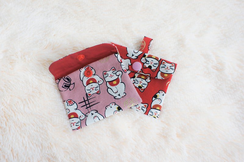 Cat Laifu Pet Red Packet Necklace Bag (without collar) - อื่นๆ - ผ้าฝ้าย/ผ้าลินิน สีแดง
