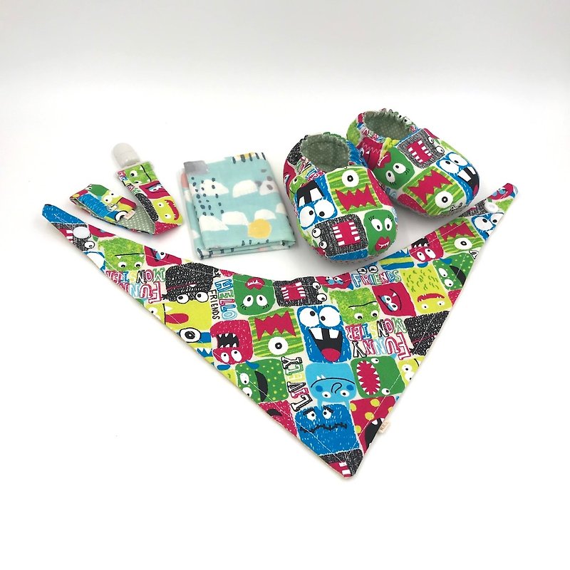 Cube Monster - Practical Gift Box - Baby Gift Sets - Cotton & Hemp Multicolor