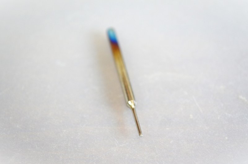 Titanium  Parallel pin =チタン製ピンポンチ1.4mm=チタン製工具 - 零件/散裝材料/工具 - 其他金屬 多色