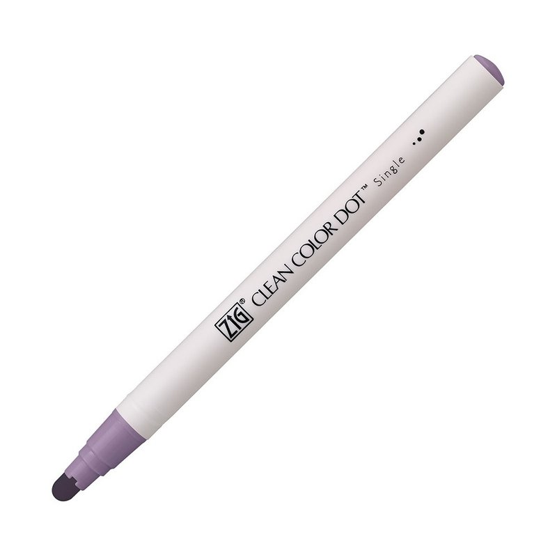 【Kuretake 日本吳竹】ZIG Clean Color Dot 單頭點點筆 紫藤 - 其他書寫用具 - 其他材質 紫色