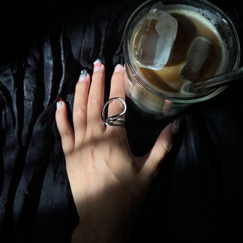 Ctrlshift - Riley silver ring - 戒指 - 純銀 銀色