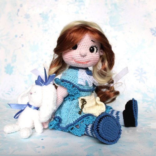 ZiminaDoll Crochet doll pattern PDF in English Amigurumi doll removable clothes