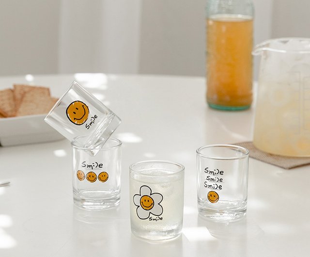 Cute Glass Korea Creative Cup, Korean Cute Glass Drink