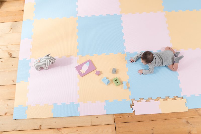 大地調色盤經典玩色款 巧拼式地墊 歐盟認證 台灣製 - 嬰兒地墊/遊戲墊 - 其他材質 多色