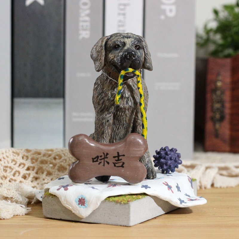 [Customized pet model] Alpine tabby fur child doll commemorative accessories customized 7-8 cm - Stuffed Dolls & Figurines - Other Materials 