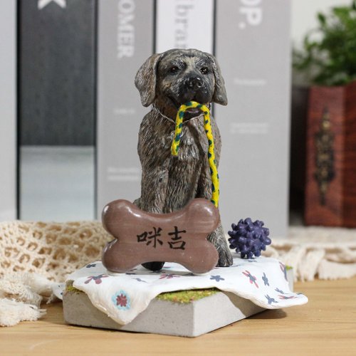 呆呆沒手作 Daidaimei 【客製寵物模型】高山虎斑 毛小孩 公仔 紀念 配件 訂製 7-8公分