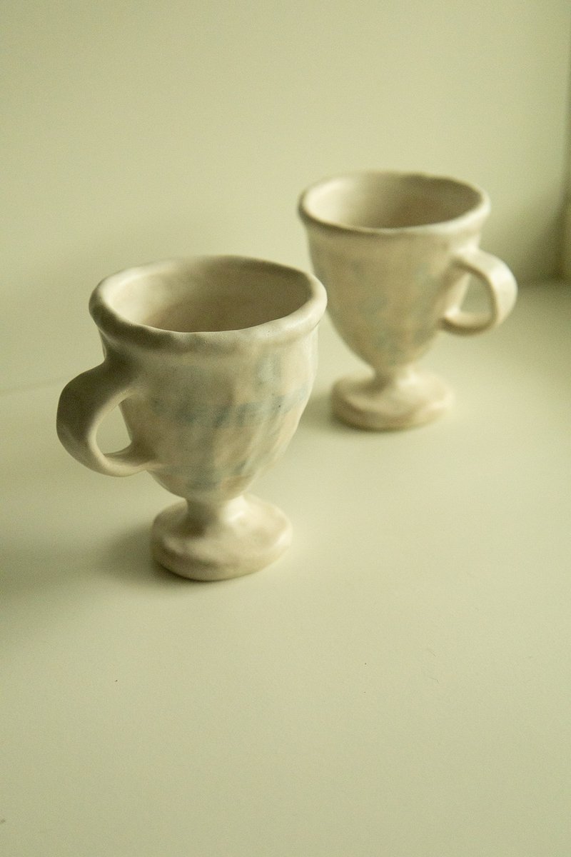 Tall mug (slight imperfections) - Mugs - Pottery Multicolor