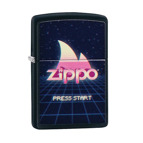 Zippo 【ZIPPO官方旗艦店】 經典遊戲風格防風打火機 49115