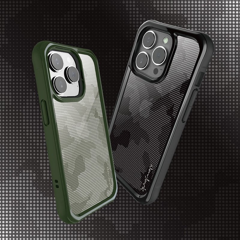 NavJack【玩轉系列】│iPhone 14全系列機種6H超硬盾軍規防摔殼 - 手機殼/手機套 - 塑膠 黑色