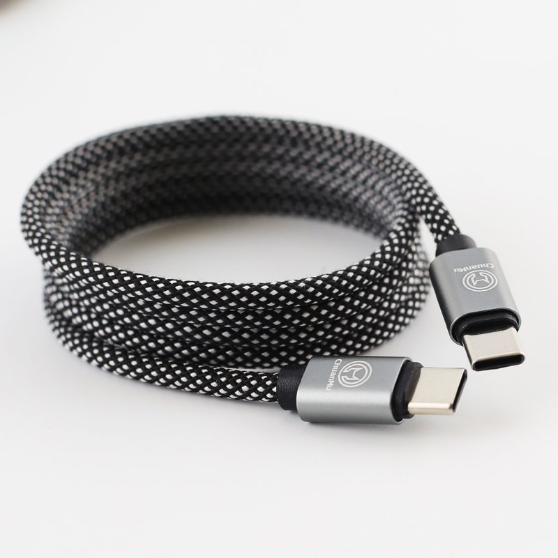 Type-C 磁吸魔繩數據線 充電線【BM57】USB 適用於蘋果15 數據線 - 科技小物 - 其他材質 