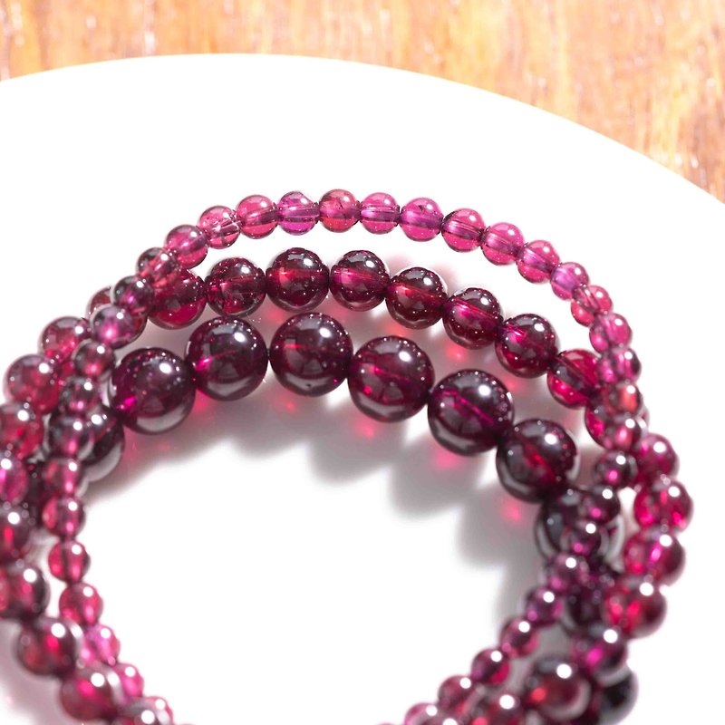 Slightly Flawed | Garnet - Bracelets - Crystal Red