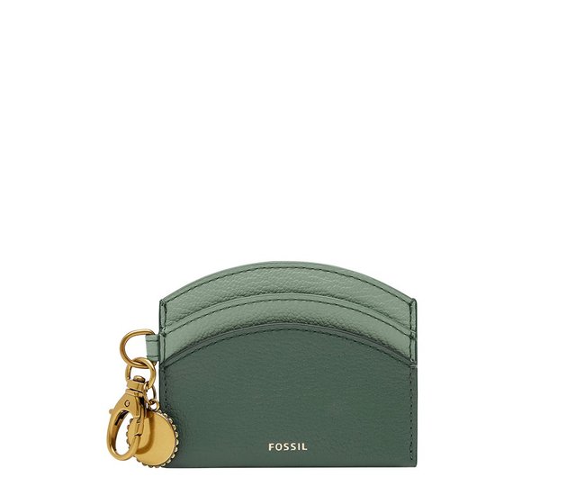 FOSSIL Polly Leather Card Holder Fir Green SL6590297 Shop