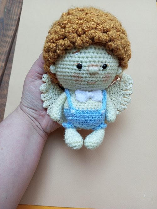 CrochetByIryska Hand Crochet Angel Stuffed Toys Plush Toys Dolls Knit Gift for Him Gift for Her