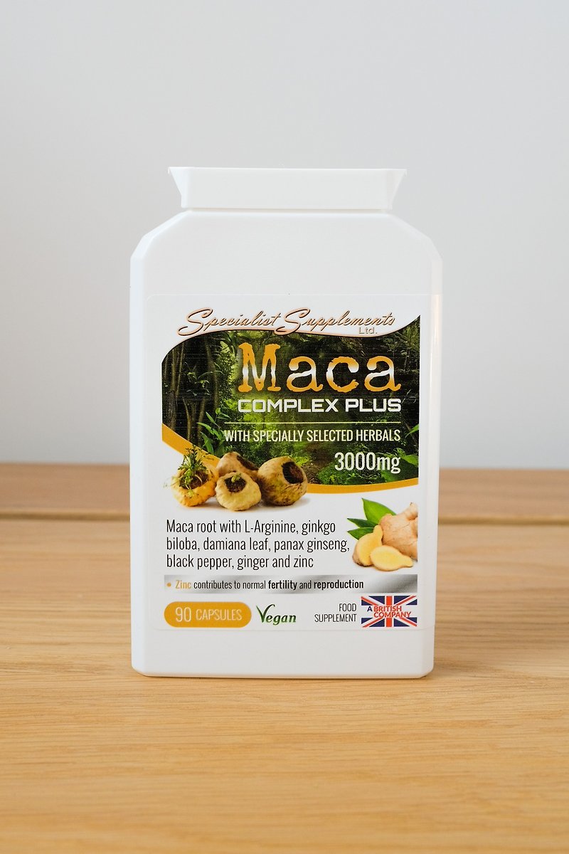 Specialist Supplements Maca Complex Plus | Direct Delivery from UK