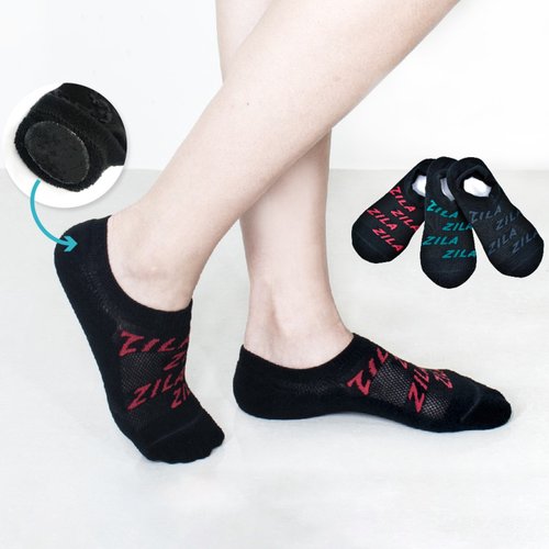 ZILA SOCKS | 臺灣織襪設計品牌 抗菌除臭.毛巾氣墊低口船襪 | 3色