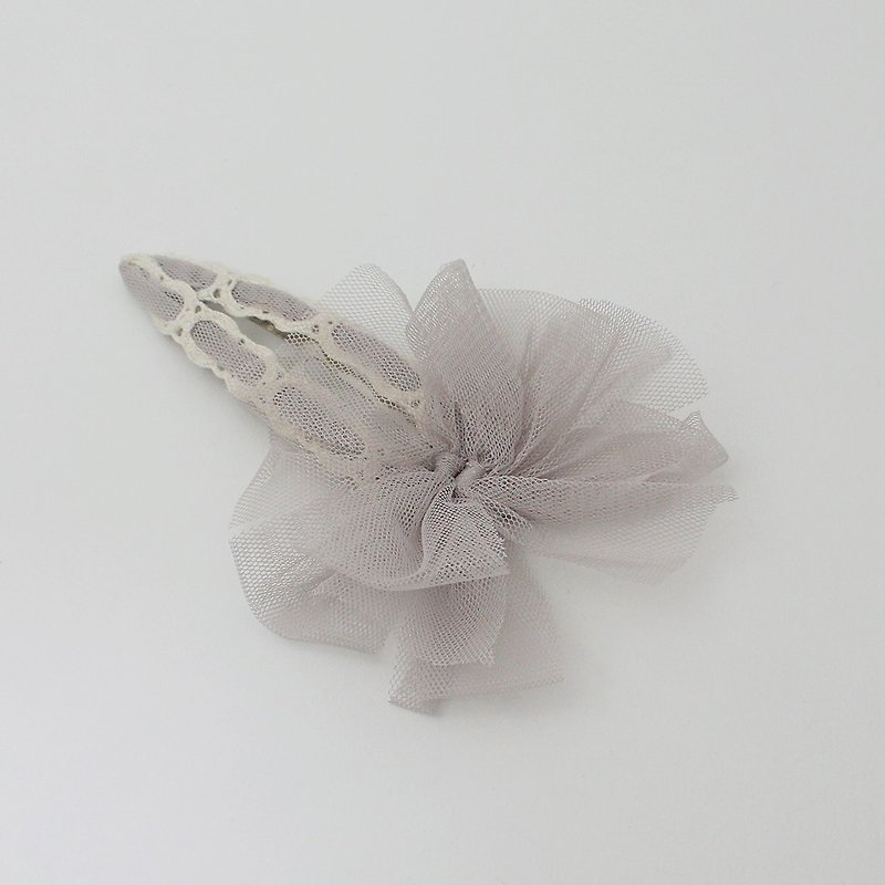 Elegant ballerina gray hairpin - เครื่องประดับผม - วัสดุอื่นๆ สีเทา