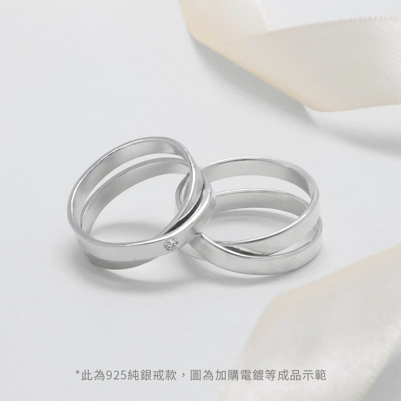 金工課程【交疊絮語銀戒】手作對戒/文化幣/外語教學可/1人可 - 金工/飾品 - 純銀 