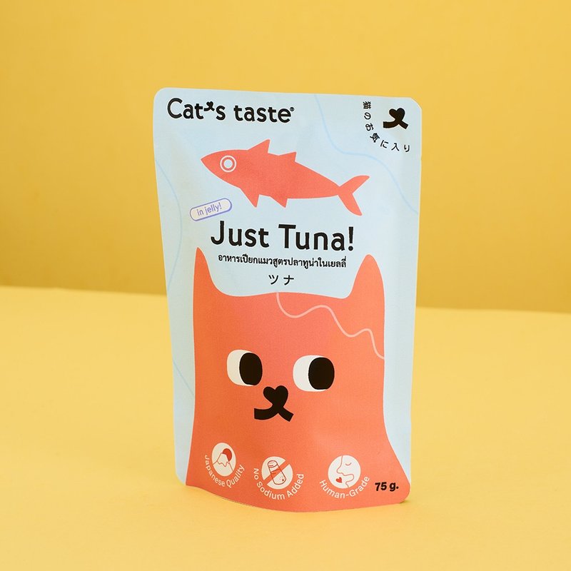 Cat's taste 貓餐包挑嘴貓鮪魚肉凍 - 寵物零食/肉乾 - 其他材質 白色