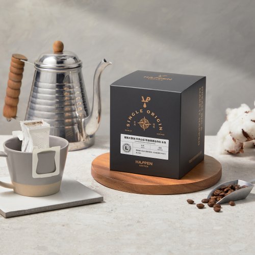 哈本咖啡 Happen Coffee 衣索比亞 耶加 馬魯魯小農 獨特紅烏龍茶香| 淺焙 咖啡掛耳 10入