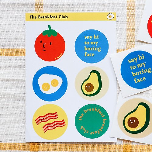 The Breakfast Club Studio Sticker pad : The Breakfast Club