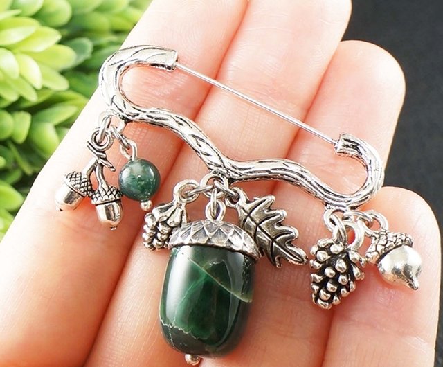  　100B　ブローチ　グリーンアゲート　シルバー　925 100B ブローチ グリーンアゲート シルバー 925 GEORG JENSEN 100B