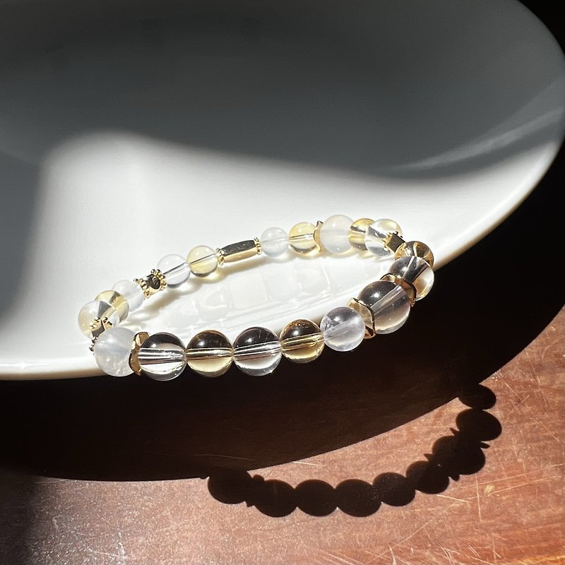 Angel's Blessing C series | 14K gold-filled accessories and crystal design bracelet - Bracelets - Crystal 