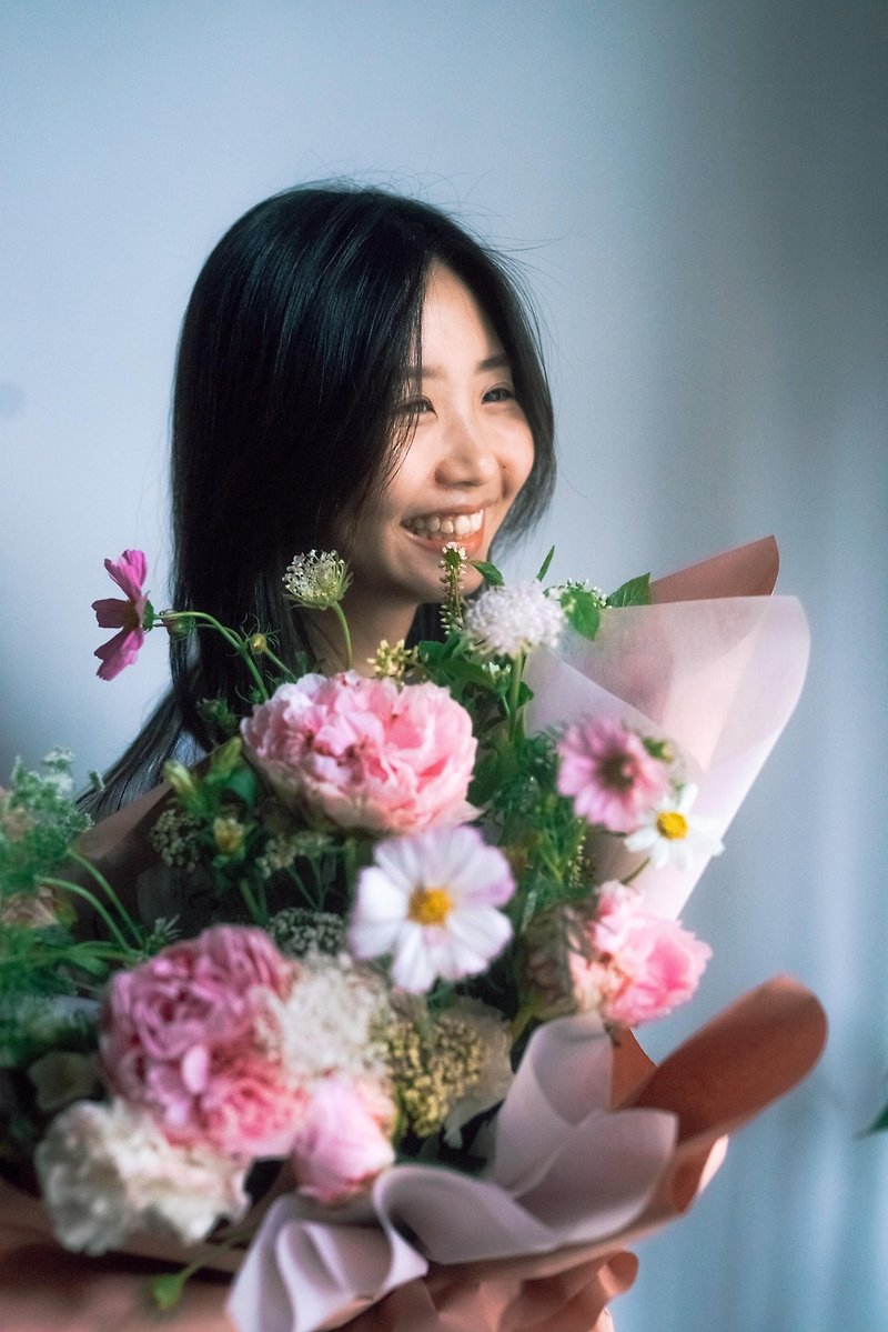 [Mother's Day Bouquet] Platycodon/peony/carnation flower bouquet - Plants - Plants & Flowers 