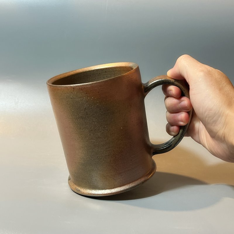 柴燒600cc超大馬克杯 / 啤酒杯 / 小平凡手作 - 茶壺/茶杯/茶具 - 陶 