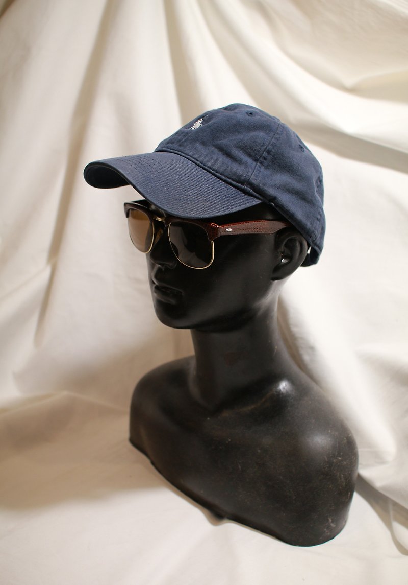 Back to Green :: Polo Ralph Lauren washed blue vintage hat - Hats & Caps - Cotton & Hemp 