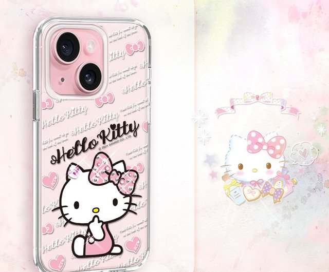 Sanrio iPhone 15 full range of thin and light military-standard anti-fall  crystal colored diamond phone cases - Katie silly cute - Shop apbs phone  case Phone Cases - Pinkoi