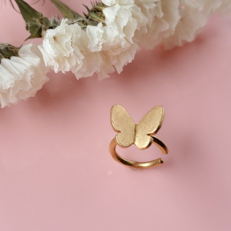 Butterfly ear cuff - Earrings & Clip-ons - Gemstone Gold