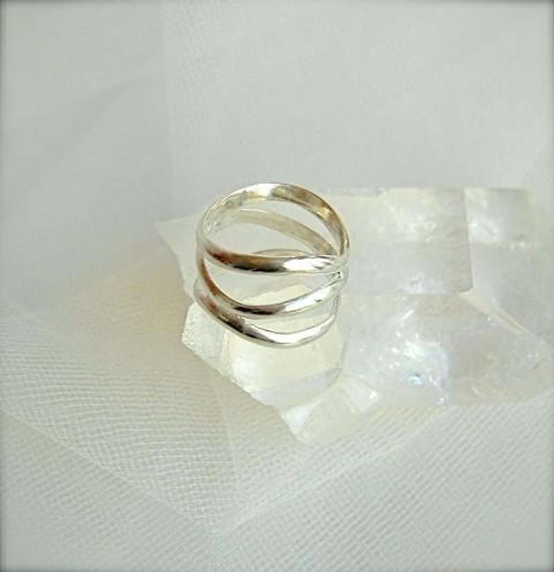 Triple ring / No. 17 - General Rings - Silver Silver