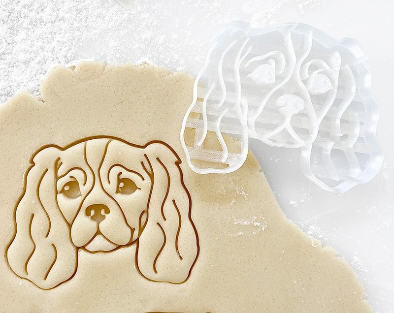 Cavalier King Charles Cookie Cutter - 其他 - 塑膠 