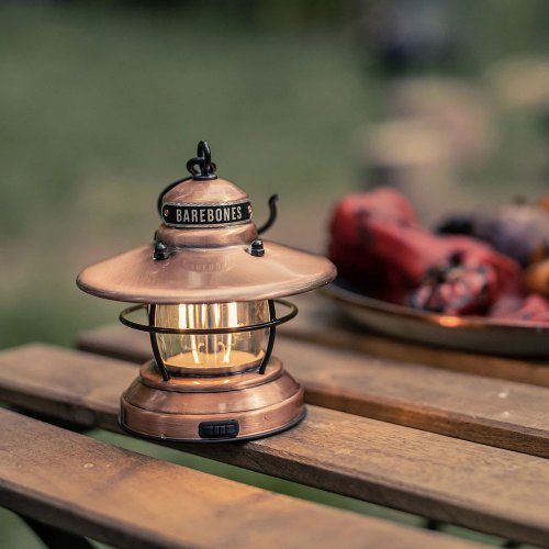 Barebones Edison Mini Lantern - Vintage Adjustable Camping Lantern, USB LED  Light, Lantern for Outdoors (Slate Grey) - Yahoo Shopping