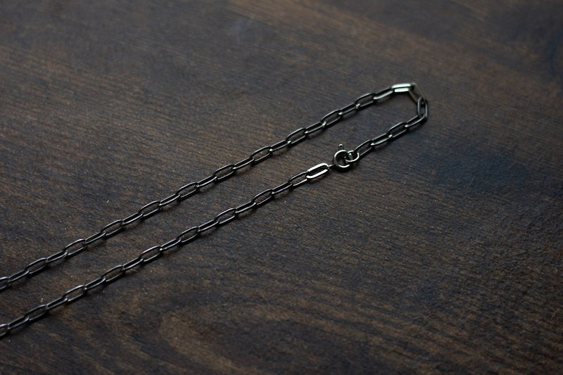 Darkroom Native | Steel Chain #001 (without film pendant) - สร้อยคอ - สแตนเลส สีเงิน
