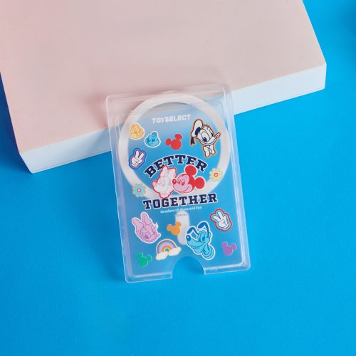 TOYSELECT Disney經典米奇家族款亂花貼紙MagSafe磁吸卡片夾